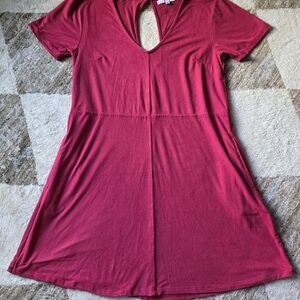 Z Supply Burgundy Mini Dress